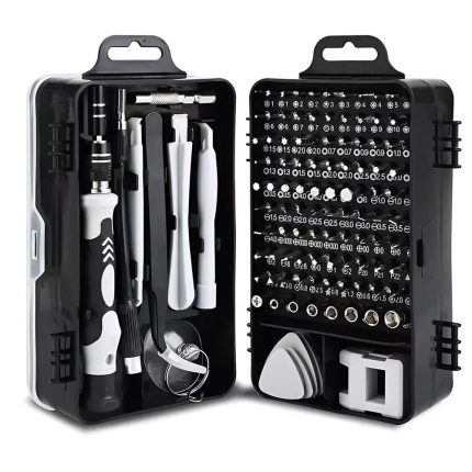 Kit Ferramentas 115 Peças Chave De Fenda De Precisão Para Pcs Notebooks Celulares E Vídeo Games