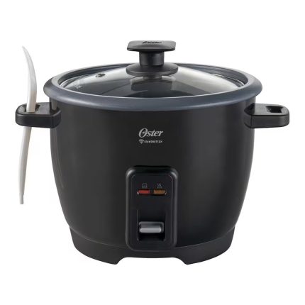 Panela Elétrica de Arroz DiamondTech Oster Black 1,2L