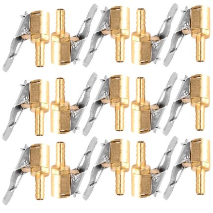 Kit com 15 Bicos Presilha Inflador para Encher Pneus Modelo Espigão 1/4 Pol. FORTG-K1285