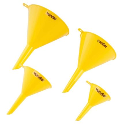Jogo de Funis Plásticos com 4 Peças VONDER-5167040000