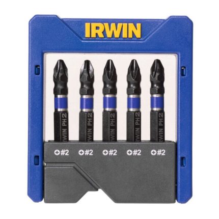 Conjunto de Pontas Philips PH2 para Parafusadeiras com 5 Peças IRWIN-1865325