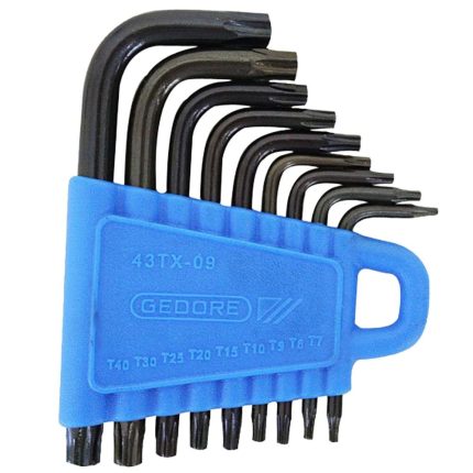 Jogo de Chaves Tipo L Perfil Torx com 9 peças GEDORE-43TX-09