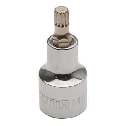 Soquete com Bit Multidentado M10 com Encaixe de 1/2 Pol. SATA-ST24804SC