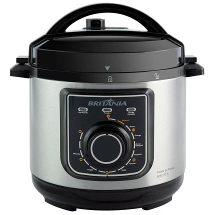 Panela Elétrica de Pressão Multifuncional Britânia BPP01PI 3L – Preta/Inox