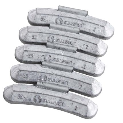 Contrapeso Universal para Rodas de Aço 55 Gramas com 25 Peças STAMPJET-1056