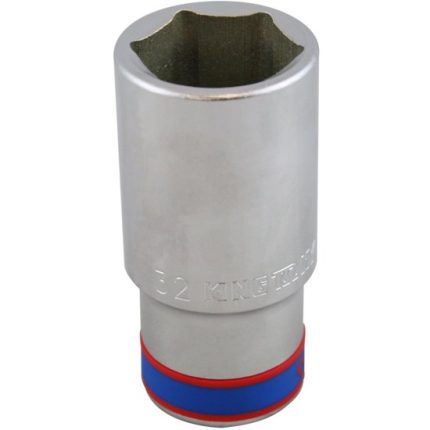 Soquete Sextavado Longo 32mm com Encaixe 3/4Pol. KINGTONY-623532M